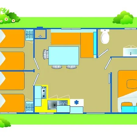 Happy Camp Mobile Homes In Camping Laguna Village Caorle Exterior photo